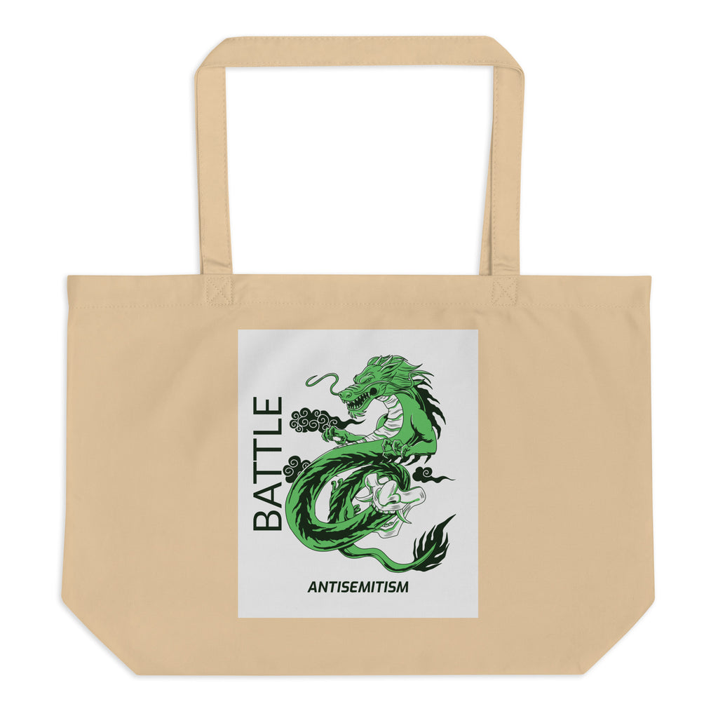 Dragon Adventure | Large Organic Tote Bag