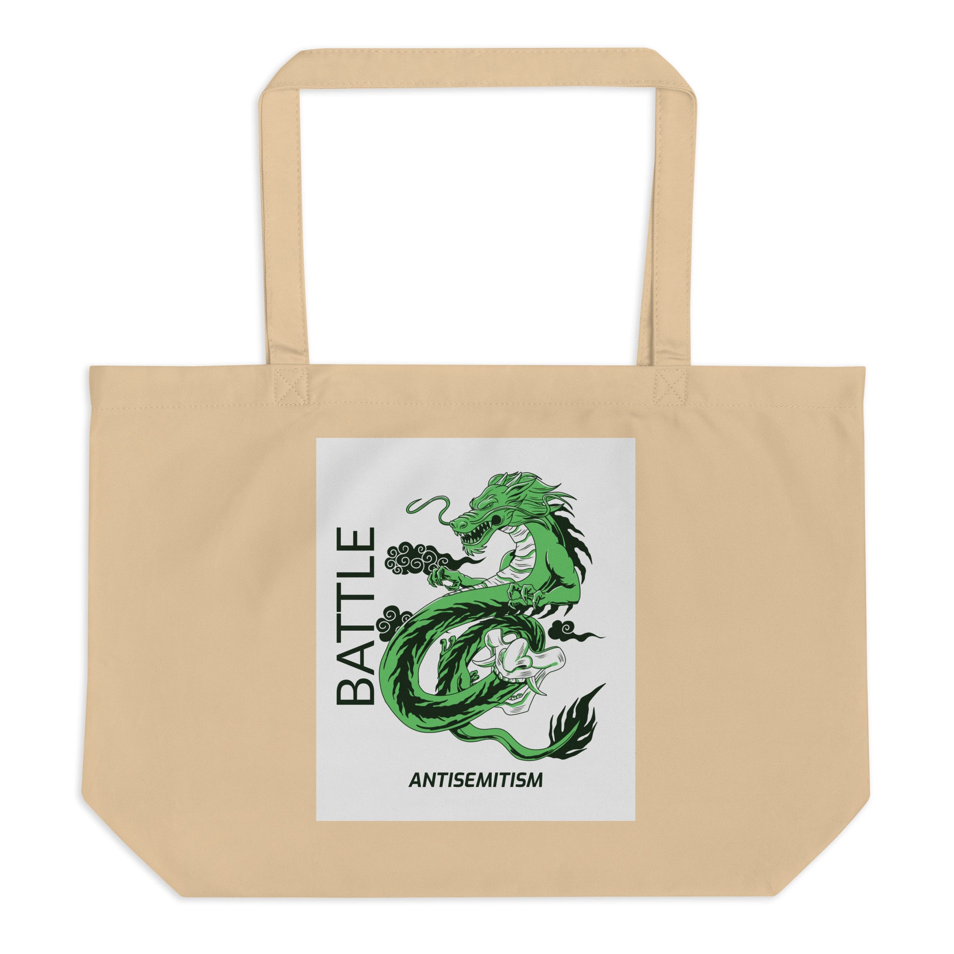 Dragon Adventure | Large Organic Tote Bag