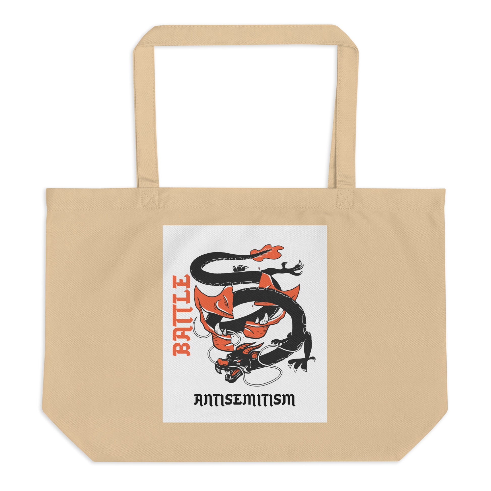 Dragon Adventure | Large Organic Tote Bag