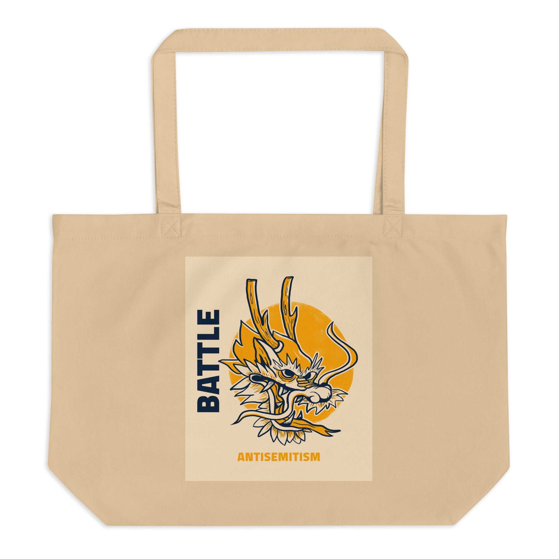 Dragon Adventure | Large Organic Tote Bag