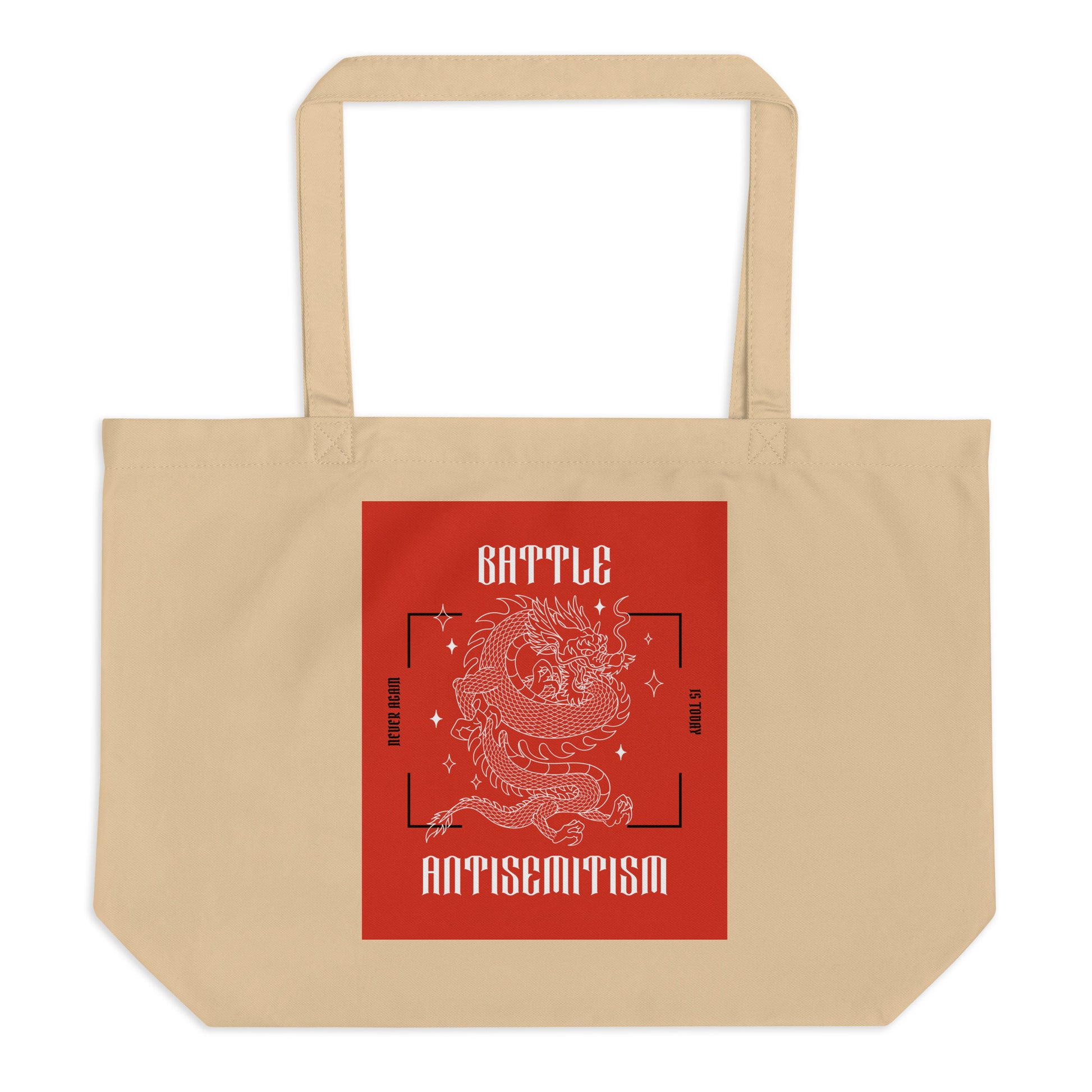 Dragon Adventure | Large Organic Tote Bag
