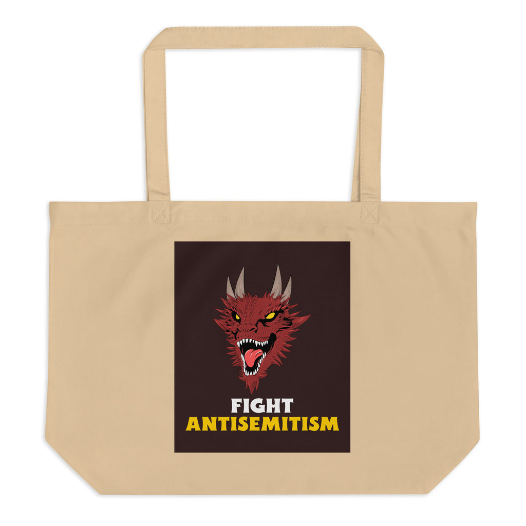Dragon Adventure | Large Organic Tote Bag