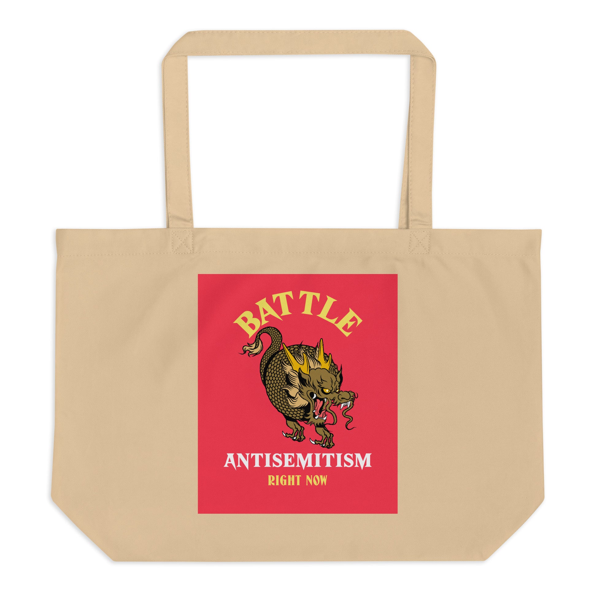 Dragon Adventure | Large Organic Tote Bag
