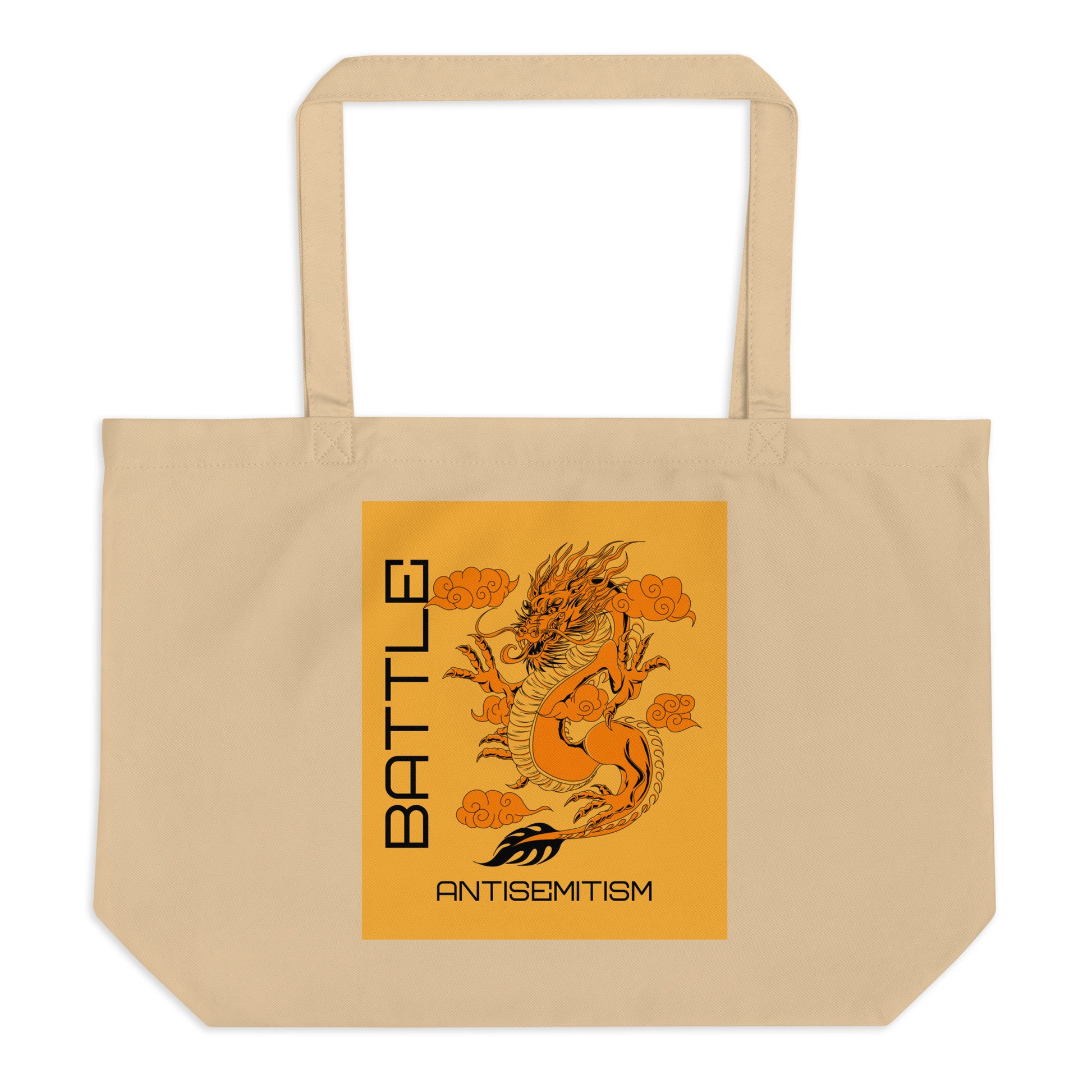 Dragon Adventure | Large Organic Tote Bag