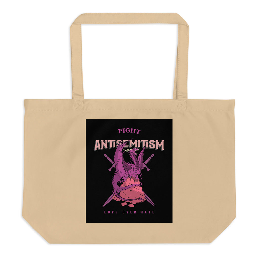 Dragon Adventure | Large Organic Tote Bag