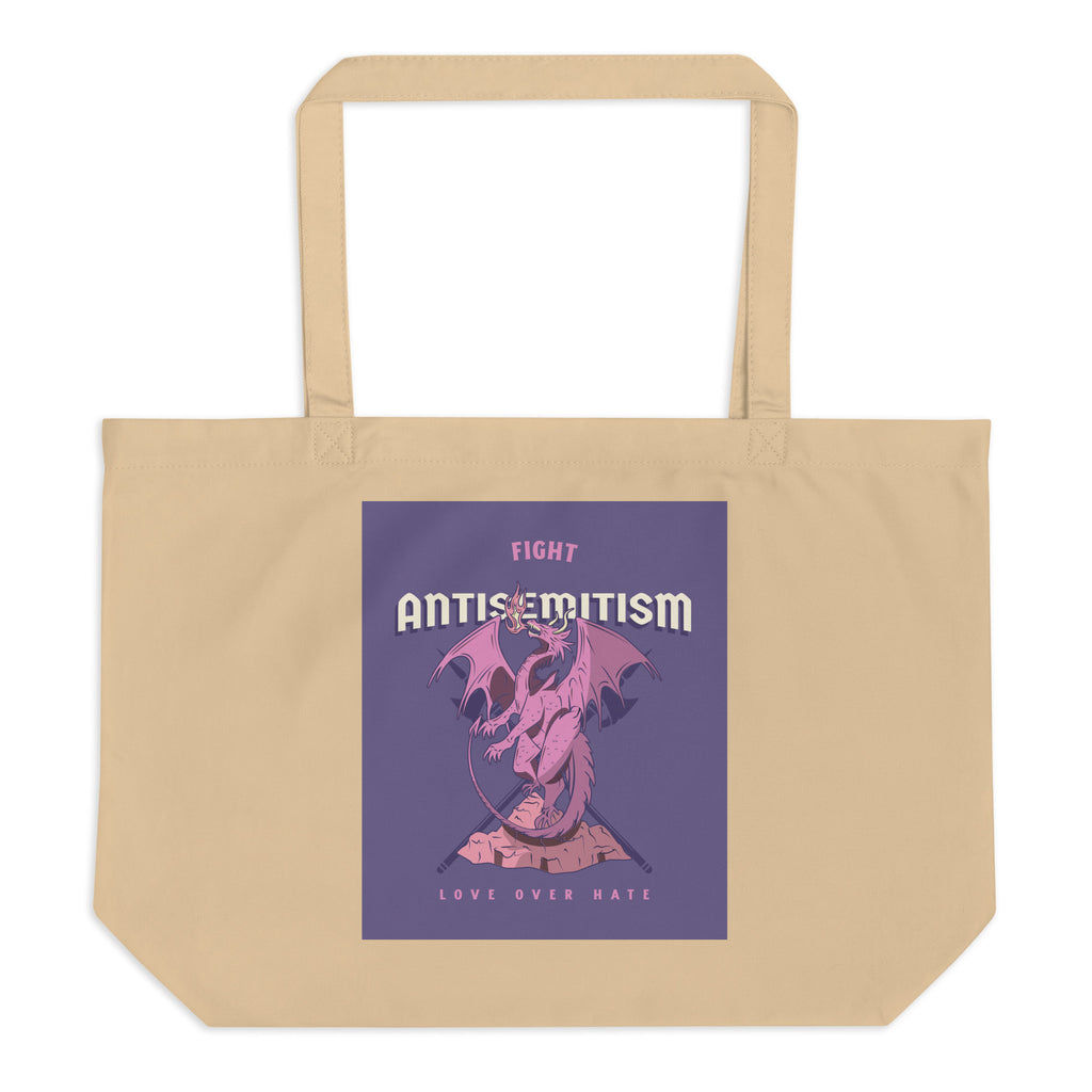 Dragon Adventure | Large Organic Tote Bag