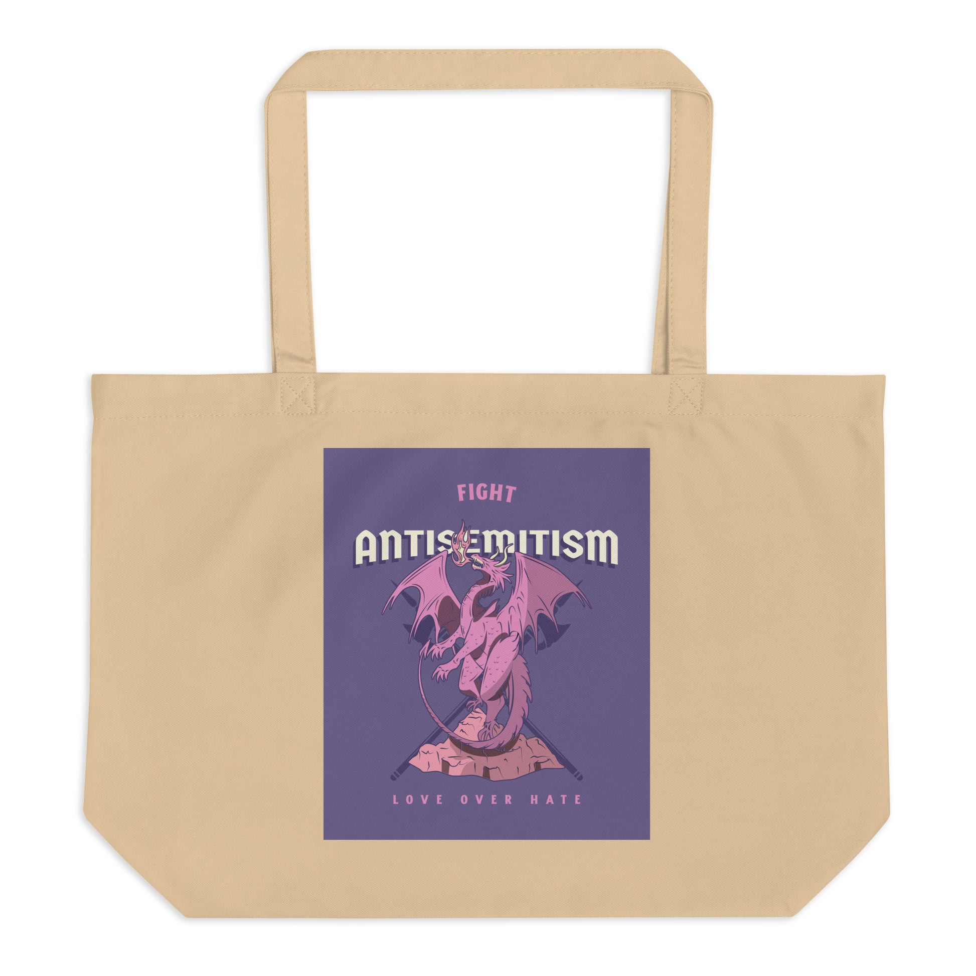 Dragon Adventure | Large Organic Tote Bag