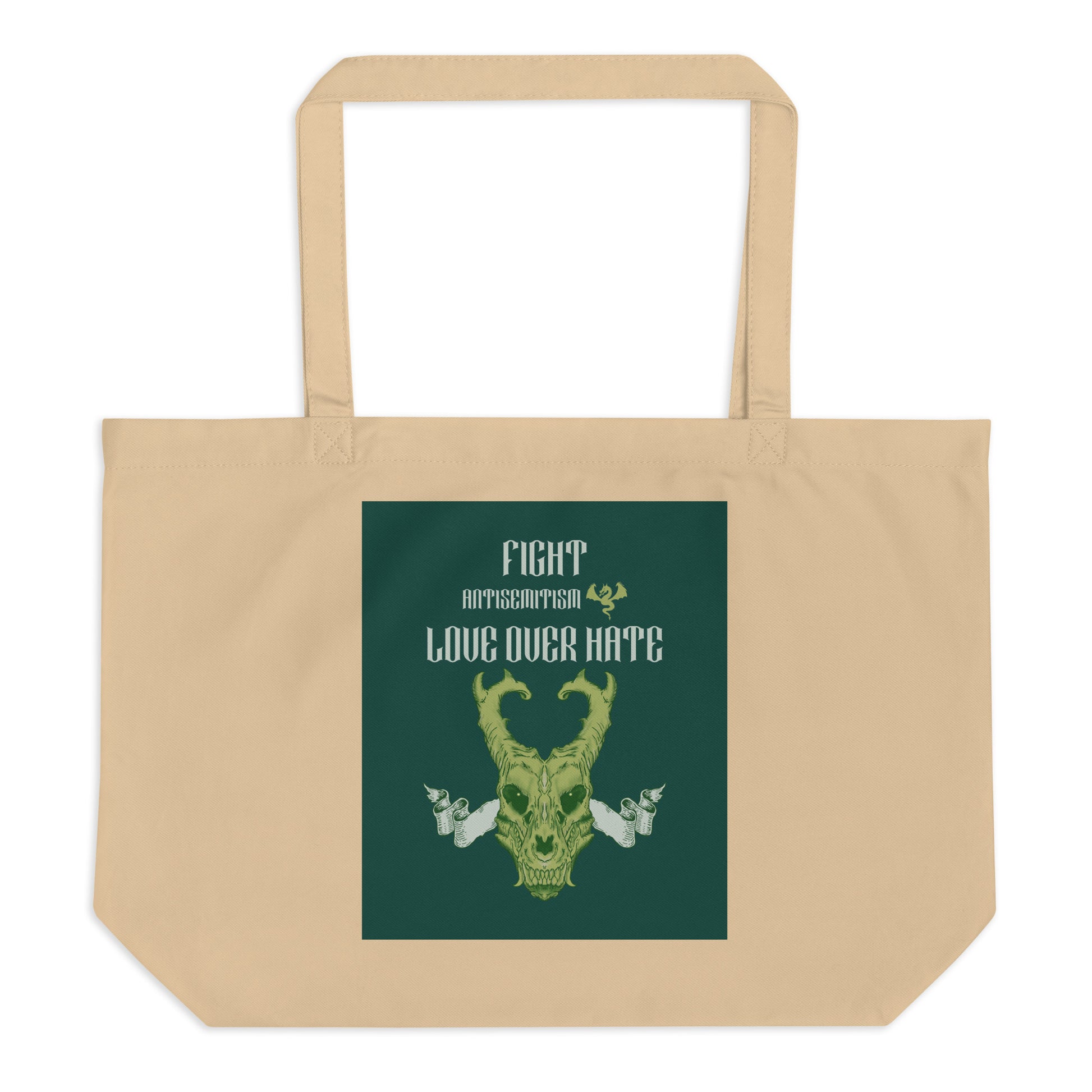 Dragon Adventure | Large Organic Tote Bag