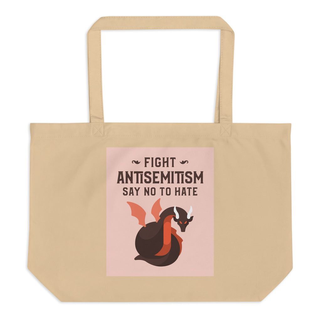 Dragon Adventure | Large Organic Tote Bag