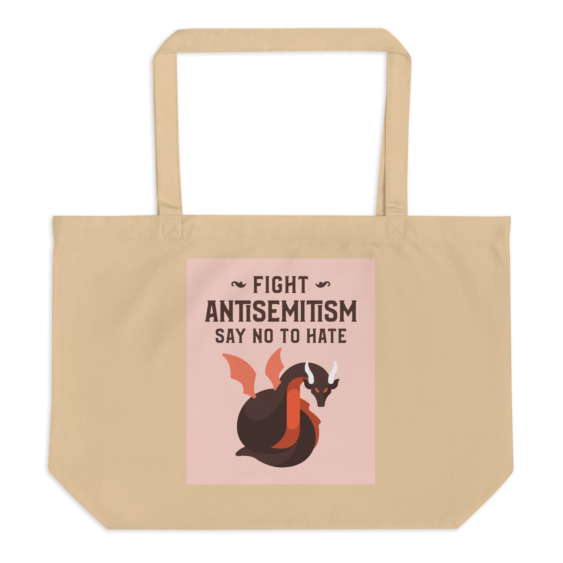 Dragon Adventure | Large Organic Tote Bag