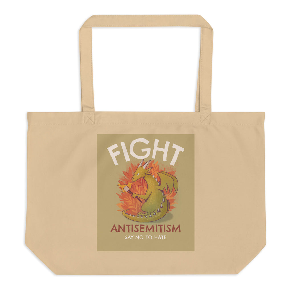 Dragon Adventure | Large Organic Tote Bag