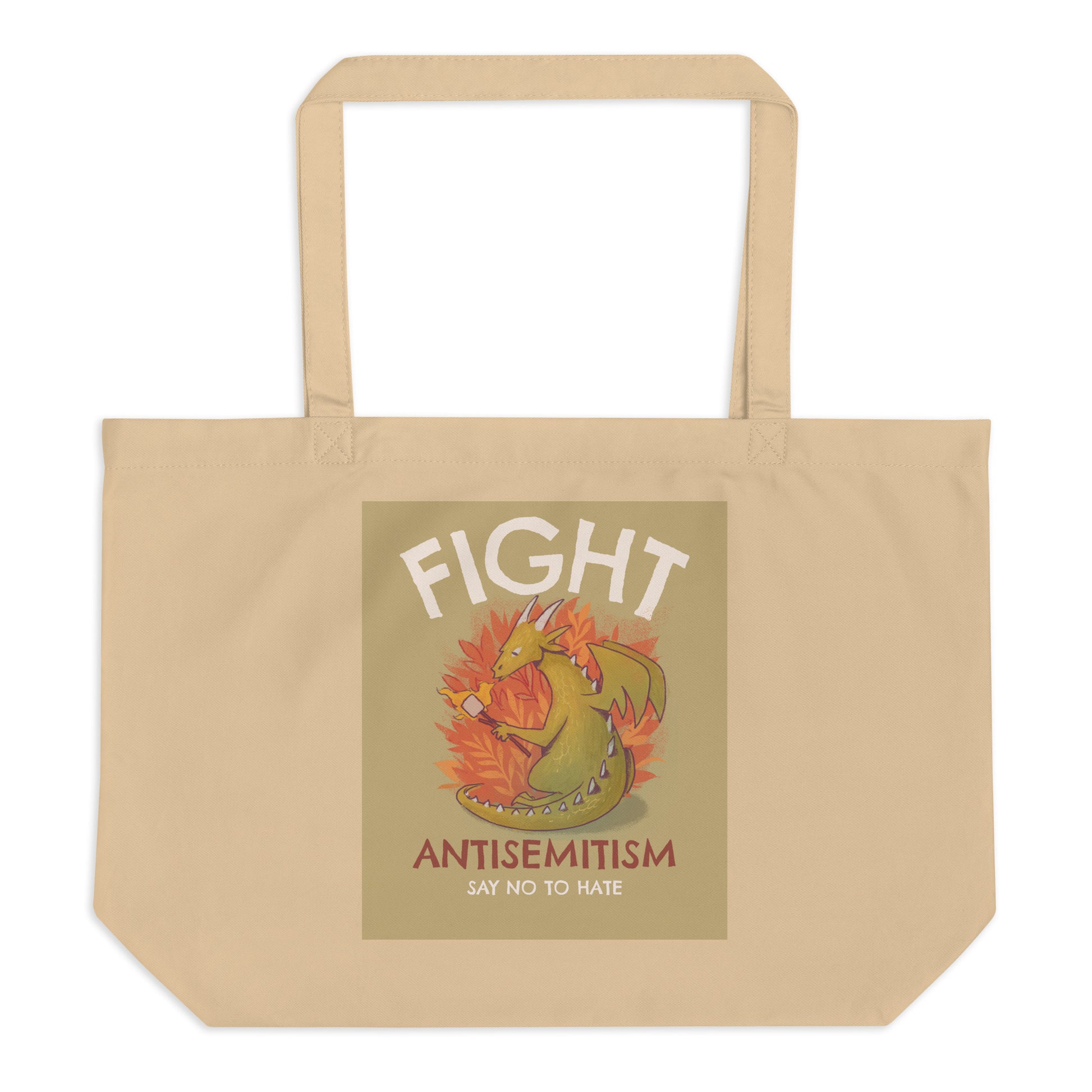 Dragon Adventure | Large Organic Tote Bag