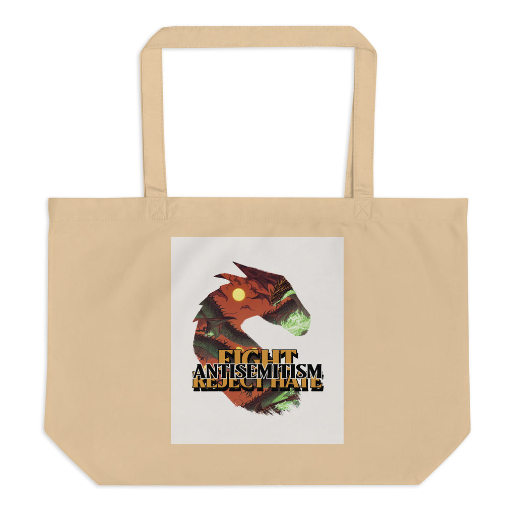 Dragon Adventure | Large Organic Tote Bag