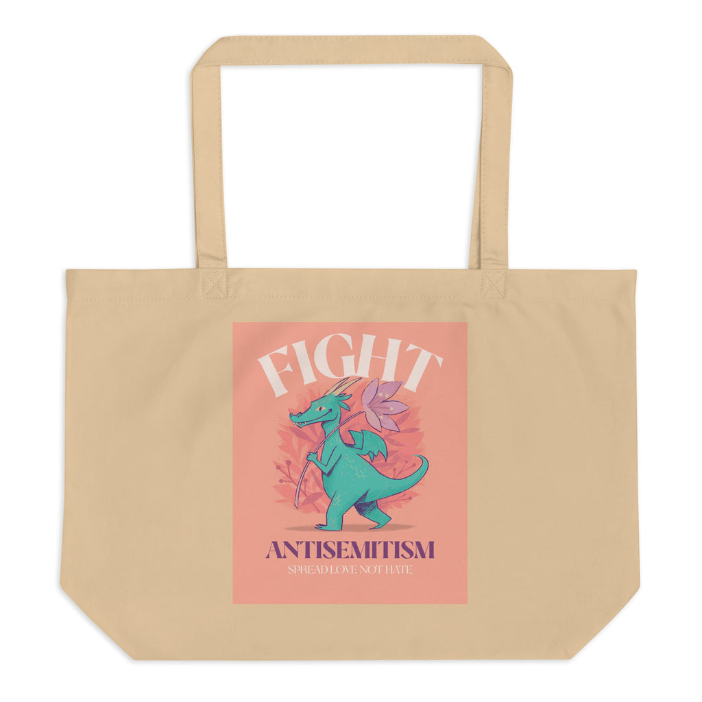 Dragon Adventure | Large Organic Tote Bag