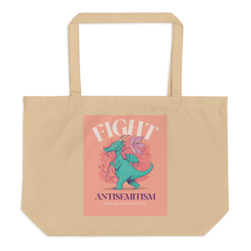 Dragon Adventure | Large Organic Tote Bag