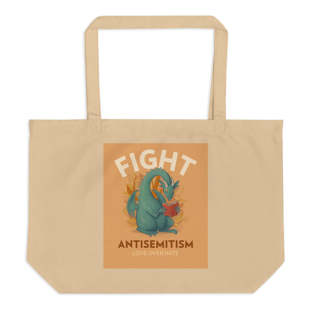 Dragon Adventure | Large Organic Tote Bag