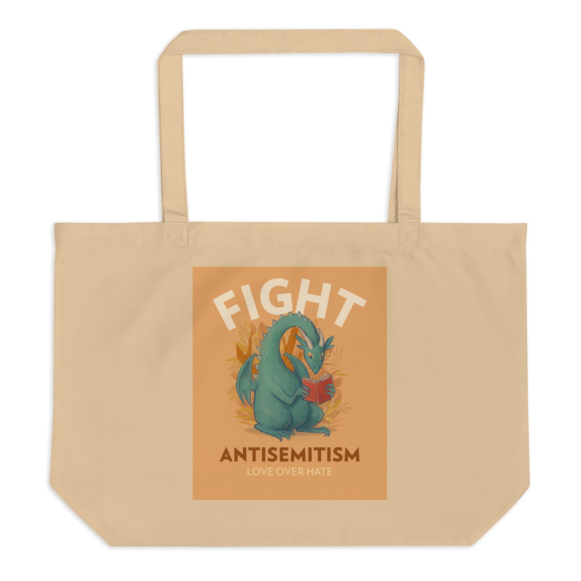 Dragon Adventure | Large Organic Tote Bag
