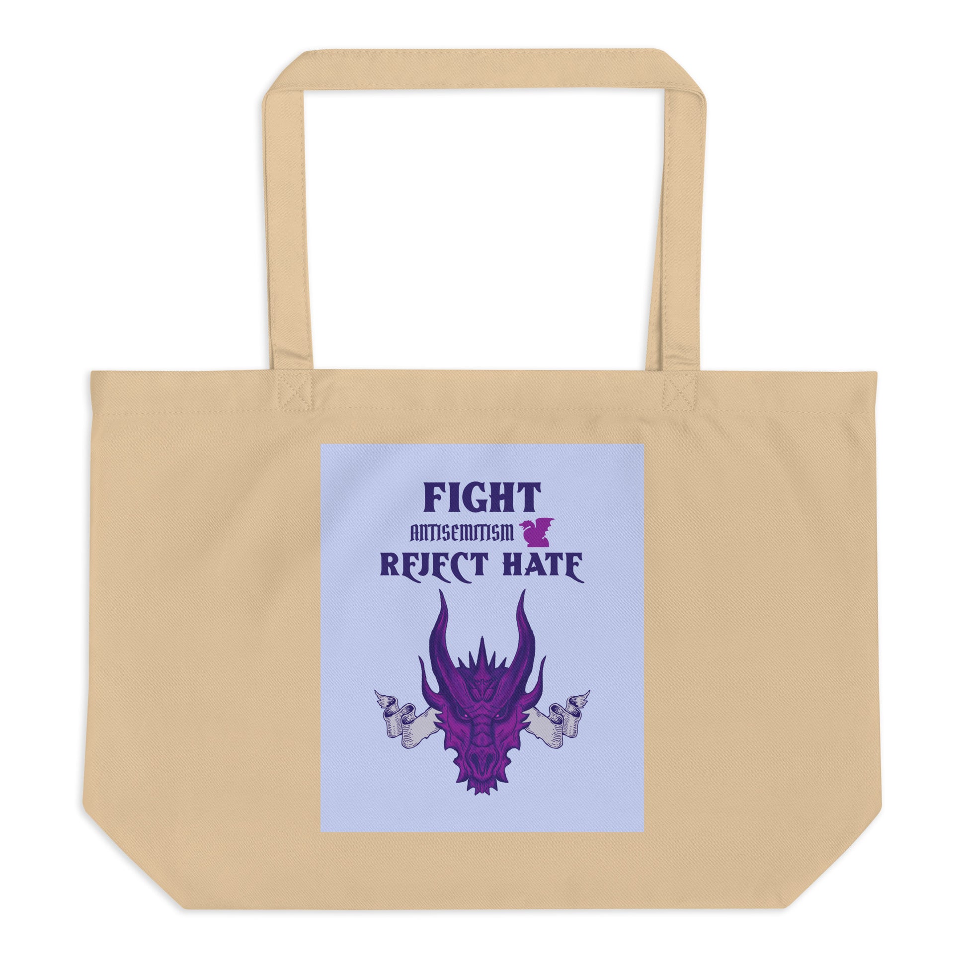 Dragon Adventure | Large Organic Tote Bag