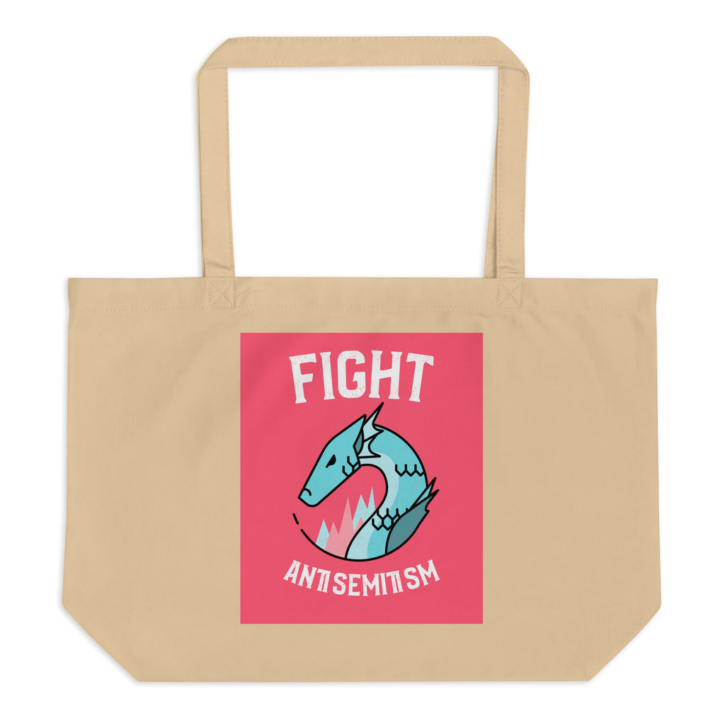 Dragon Adventure | Large Organic Tote Bag