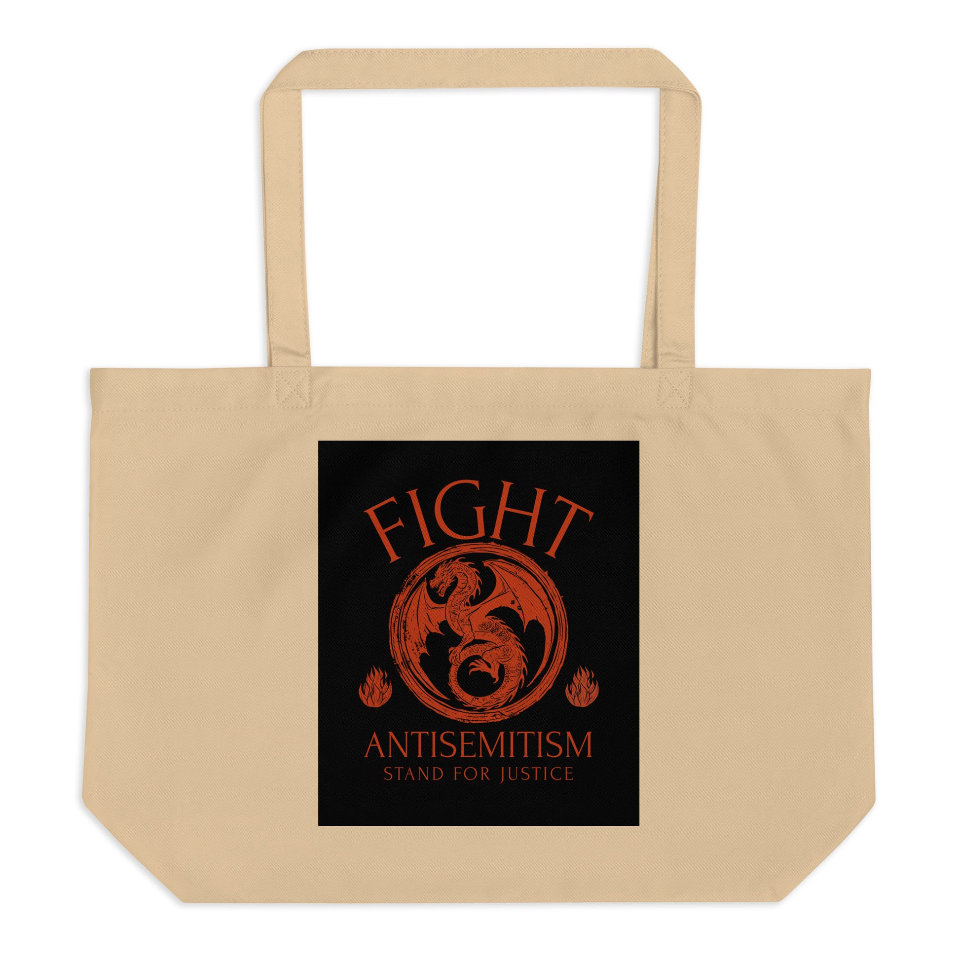Dragon Adventure | Large Organic Tote Bag