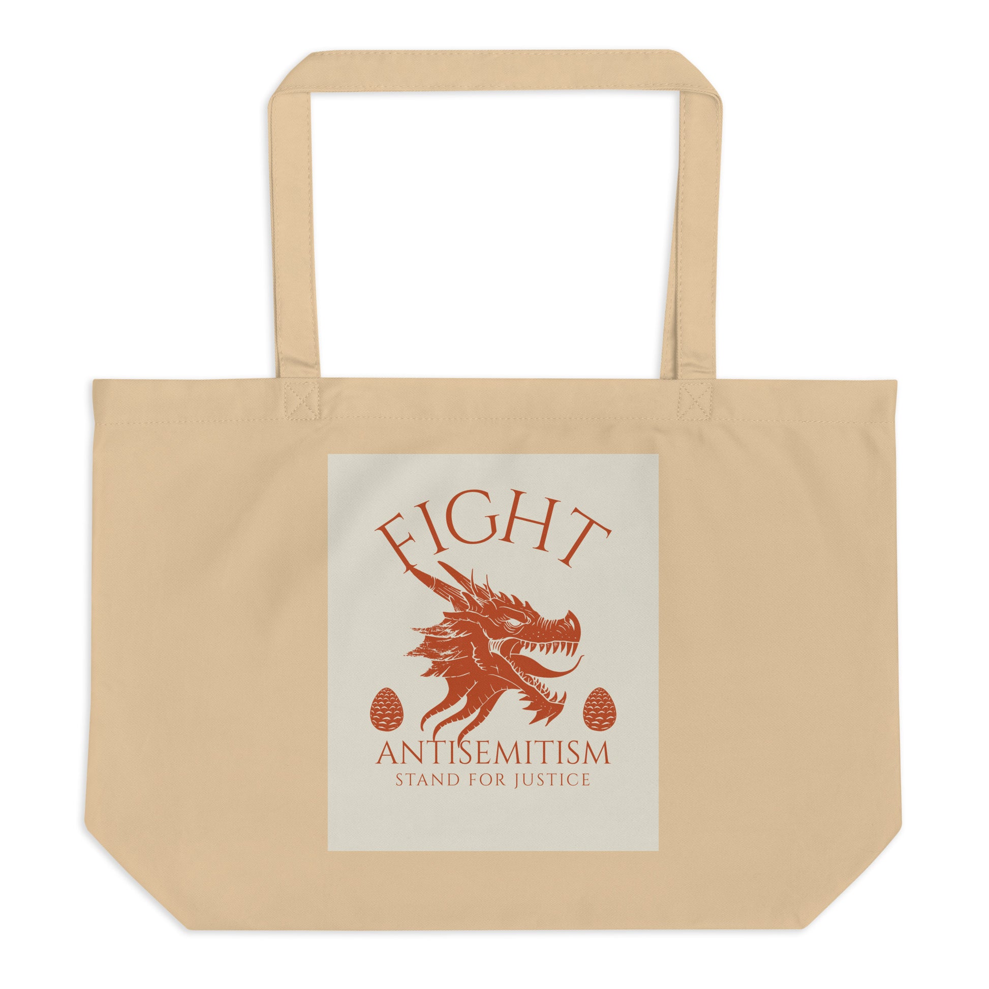 Dragon Adventure | Large Organic Tote Bag