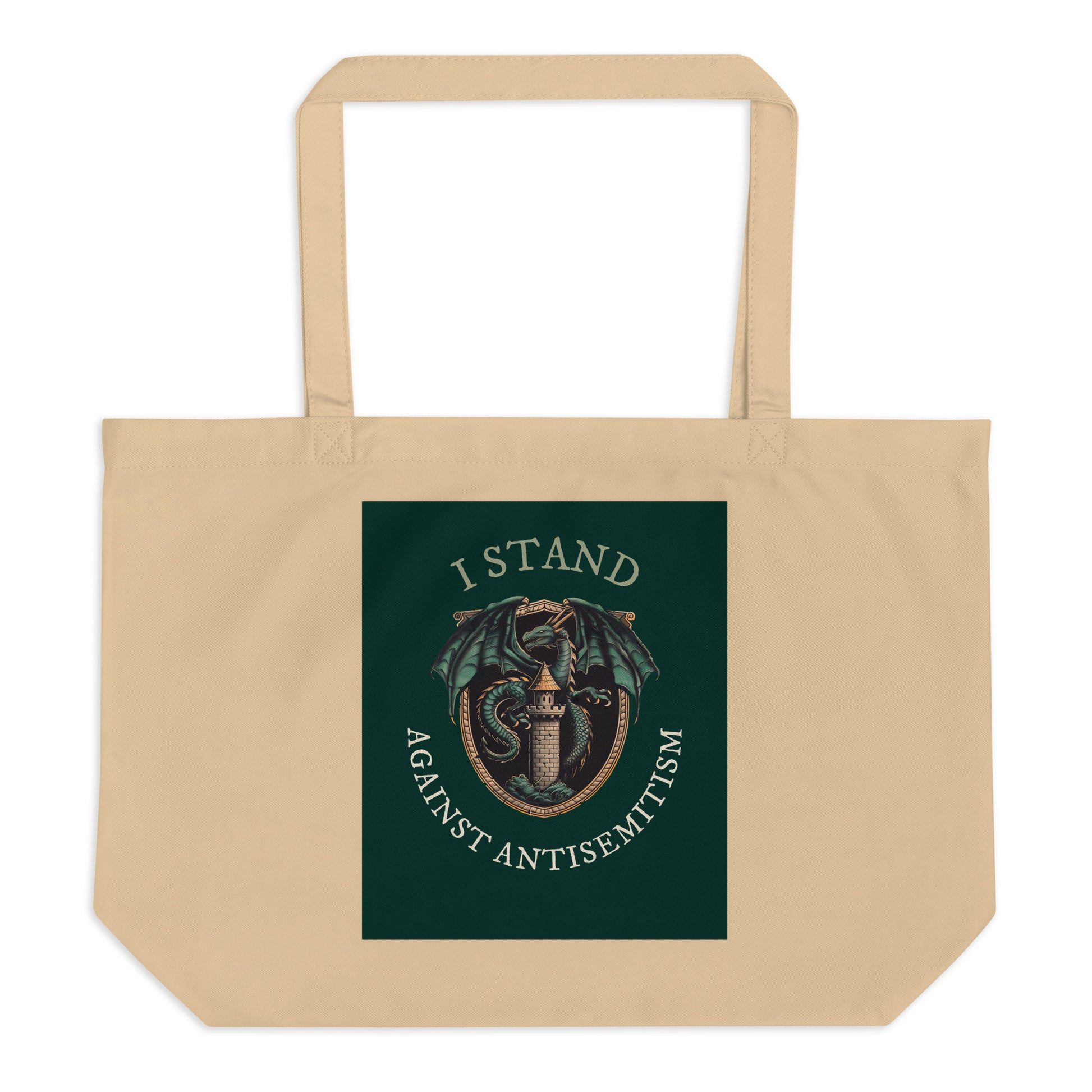 Dragon Adventure | Large Organic Tote Bag