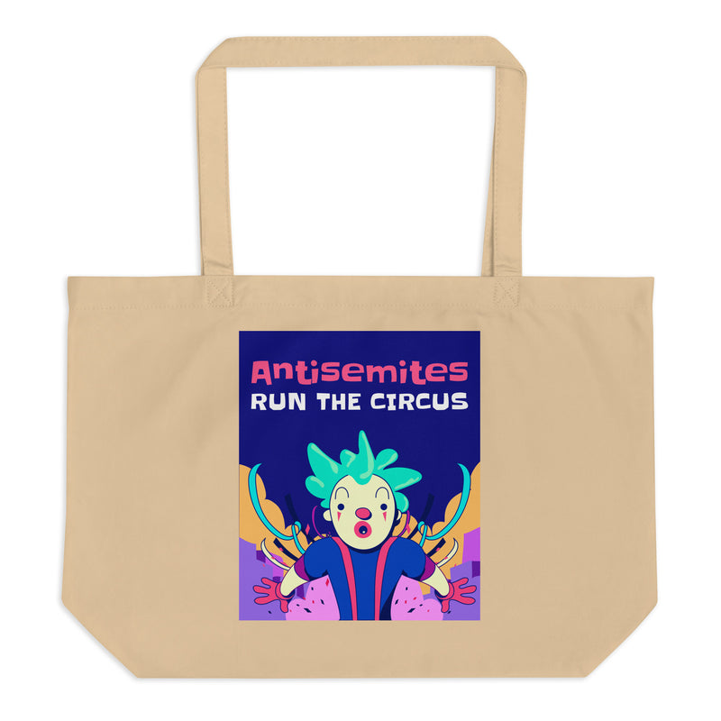 Antisemitic Clowns | Large Organic Tote Bag