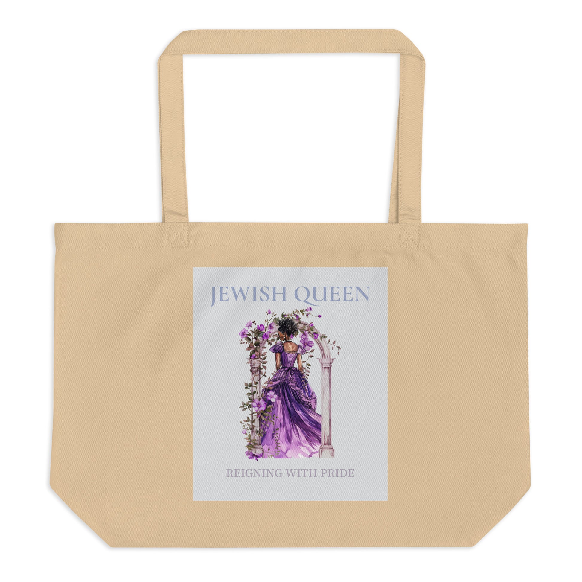 Jewish Queen | Large Organic Tote Bag