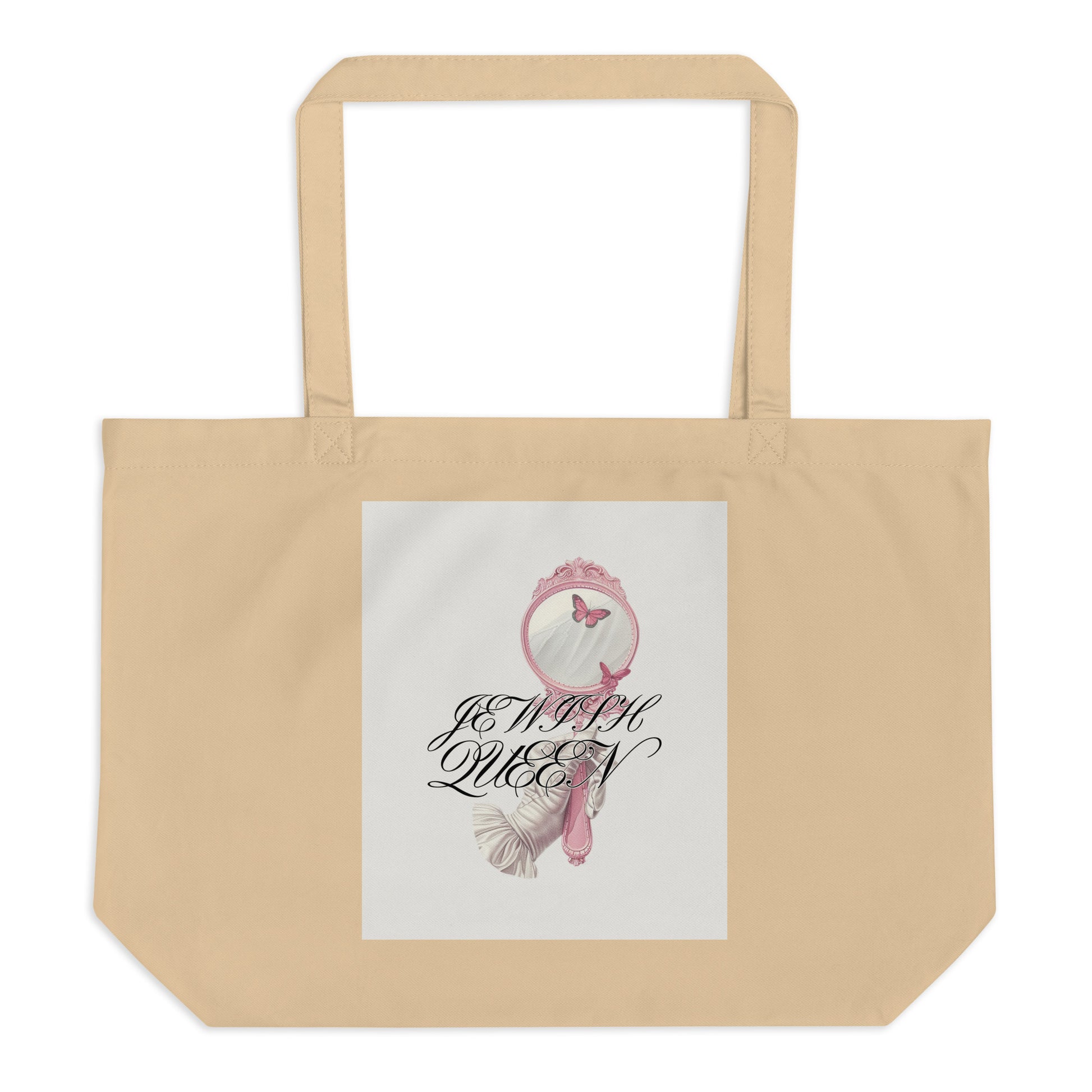 Jewish Queen | Large Organic Tote Bag