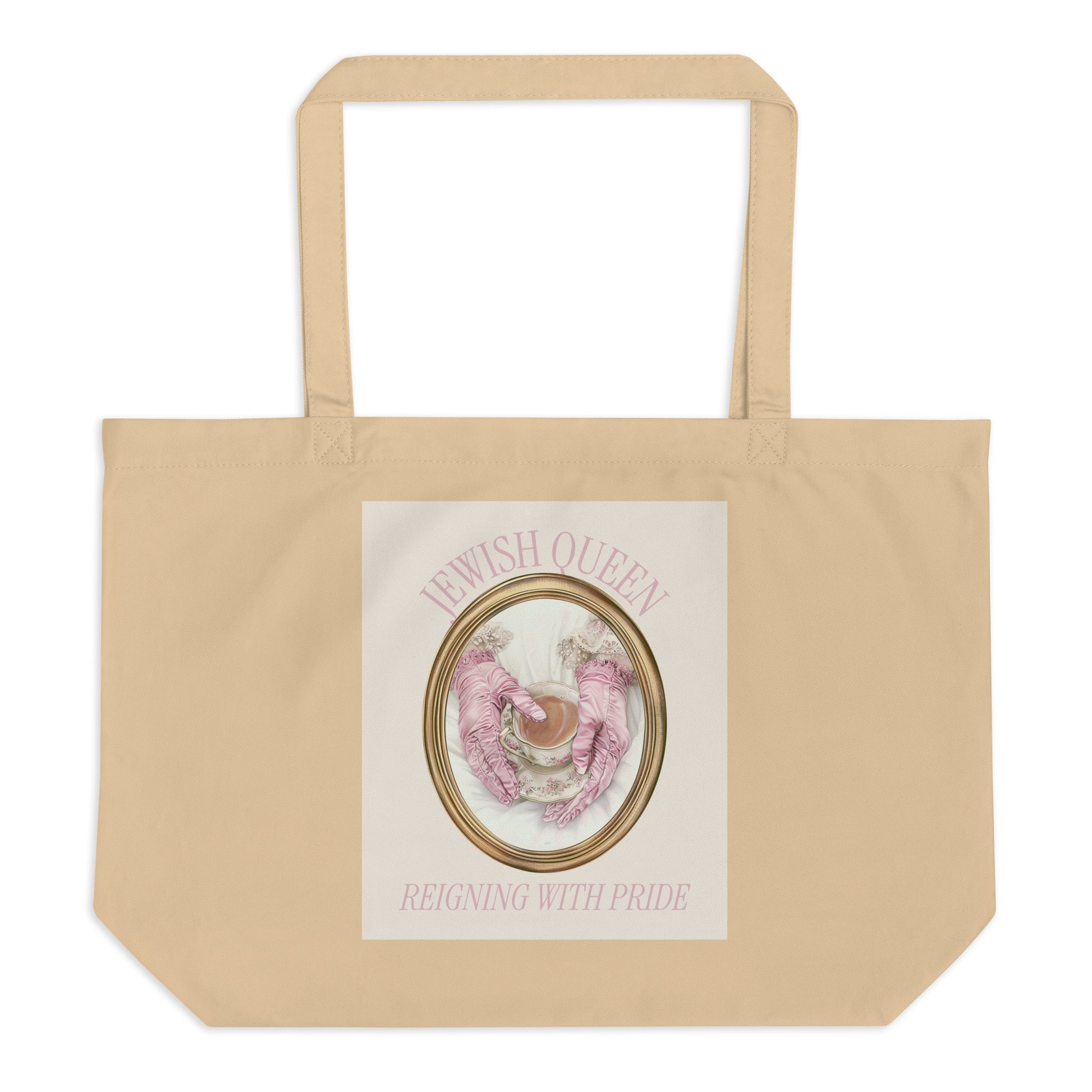 Jewish Queen | Large Organic Tote Bag