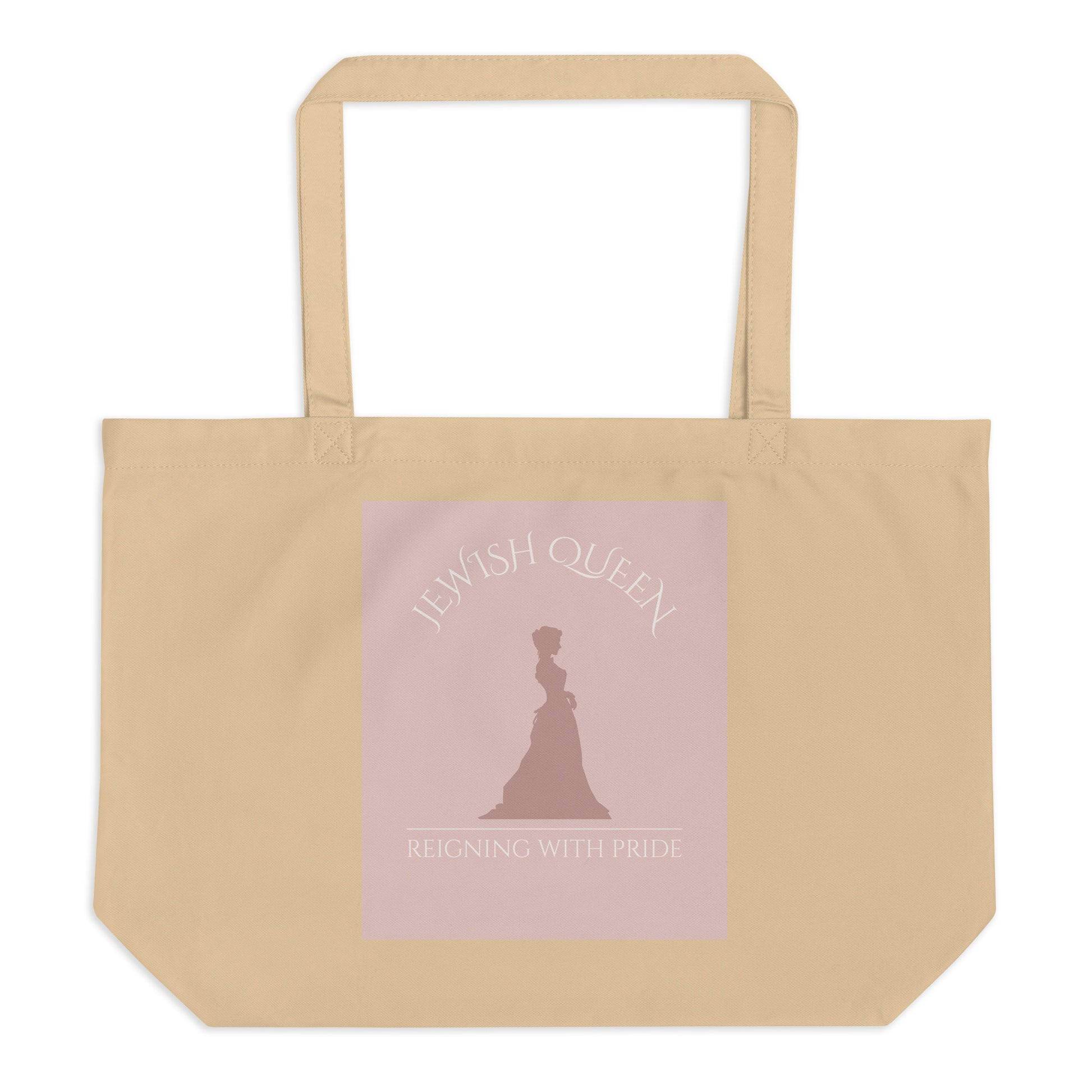 Jewish Queen | Large Organic Tote Bag