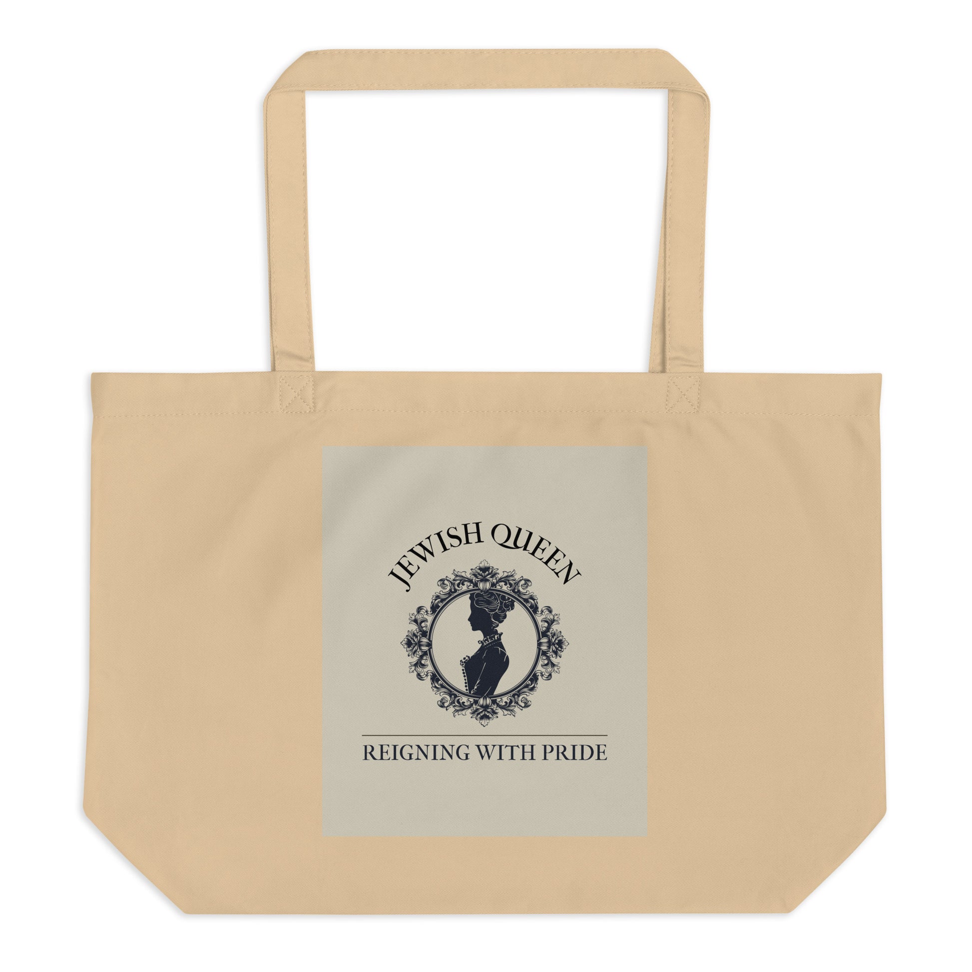 Jewish Queen | Large Organic Tote Bag