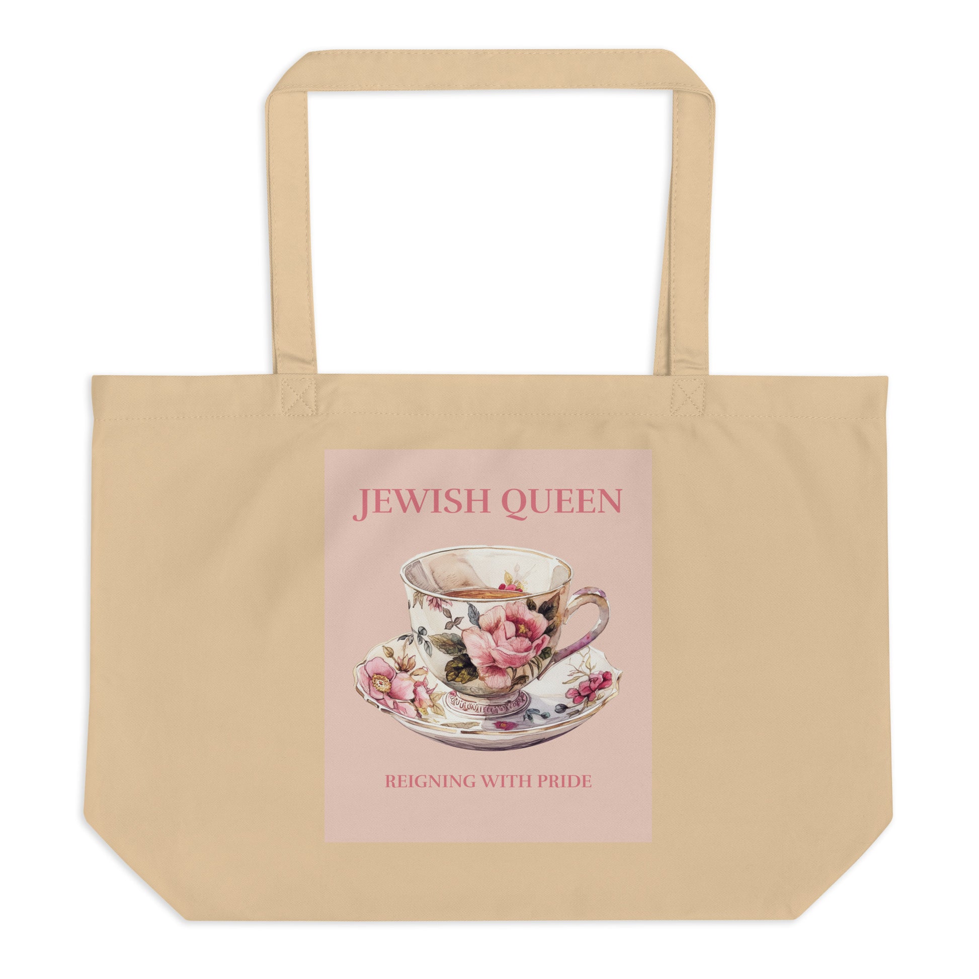 Jewish Queen | Large Organic Tote Bag