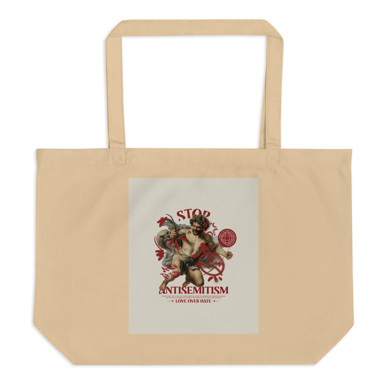 Classic Graffiti Fusion | Large Organic Tote Bag