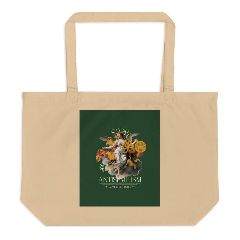 Classic Graffiti Fusion | Large Organic Tote Bag
