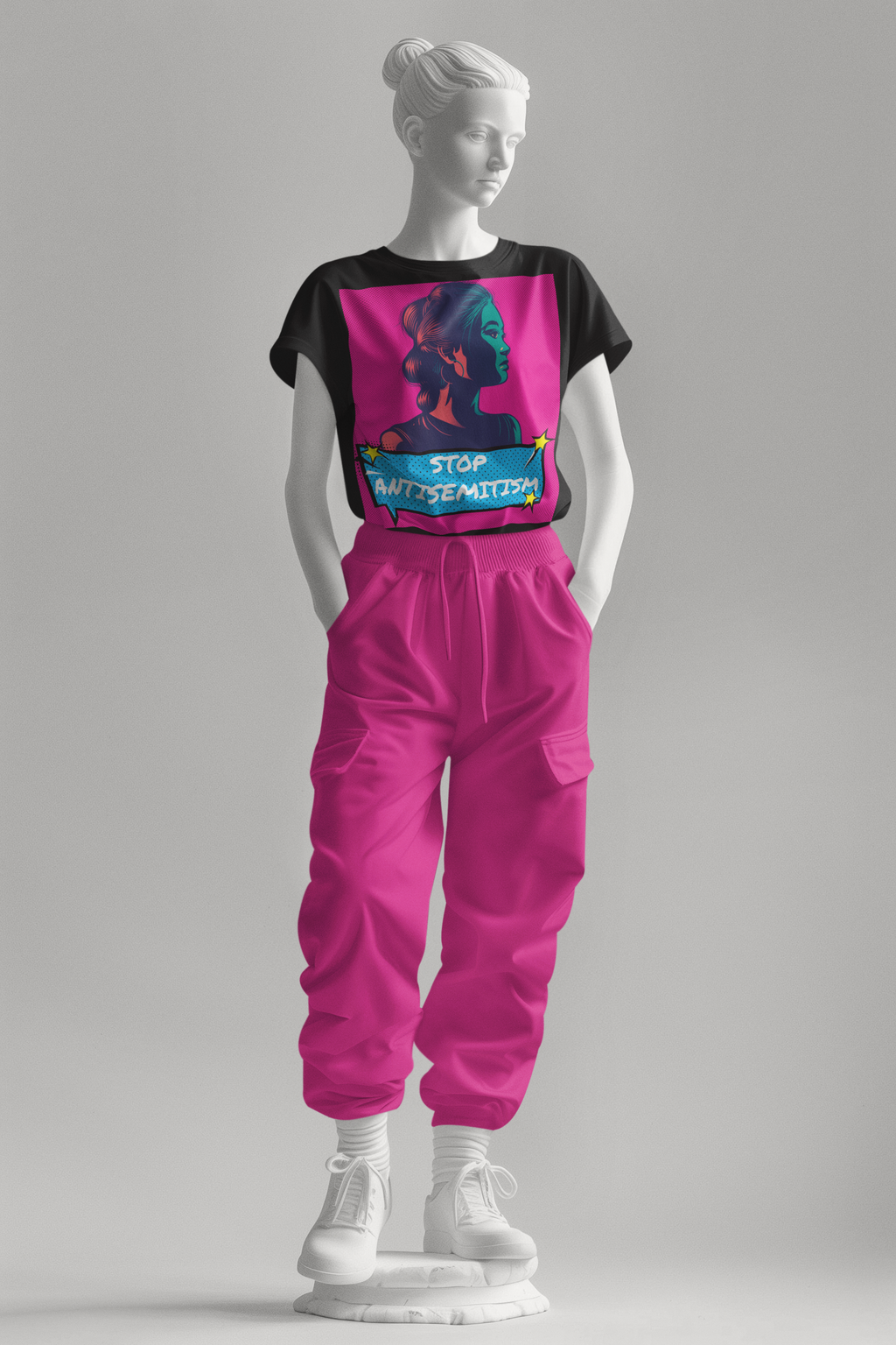 Pop Art Style | Antisemitism | Unisex T-Shirt Jouparty