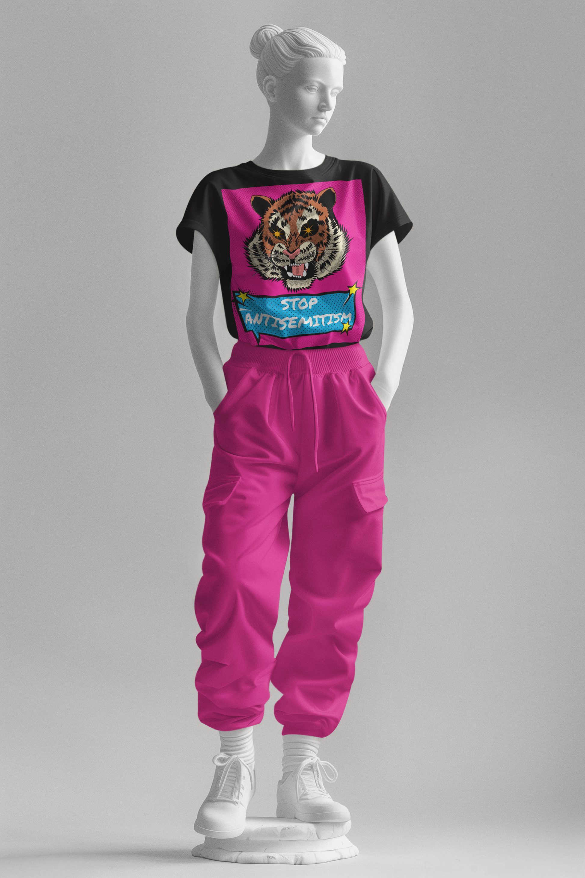 Pop Art Style | Antisemitism | Unisex T-Shirt Jouparty