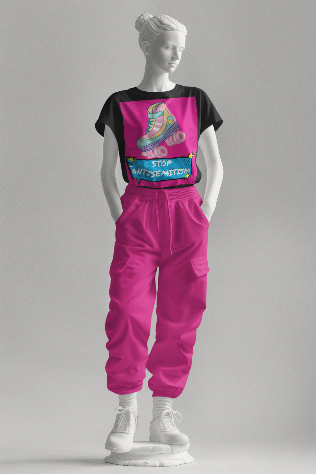 Pop Art Style | Antisemitism | Unisex T-Shirt Jouparty