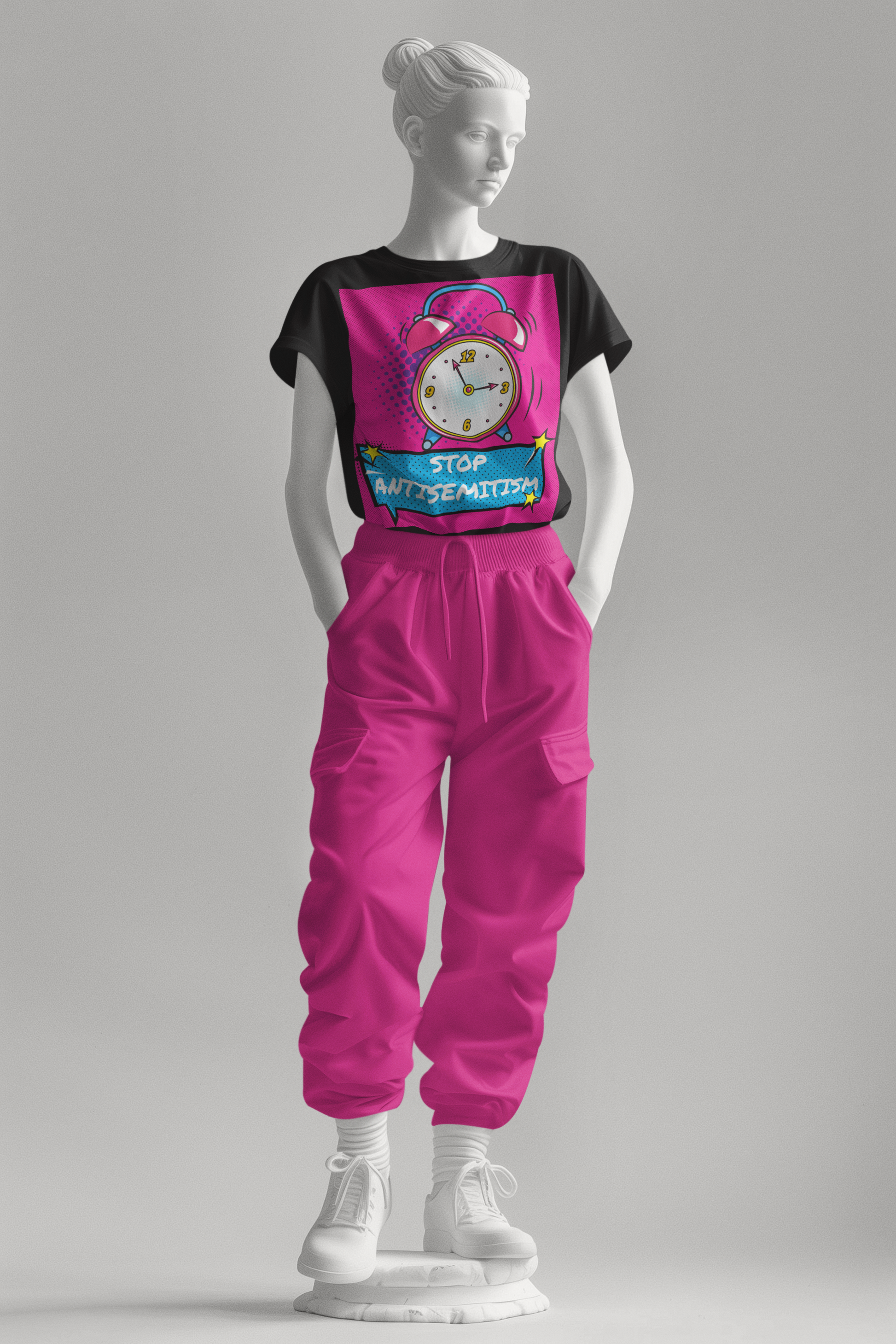 Pop Art Style | Antisemitism | Unisex T-Shirt Jouparty