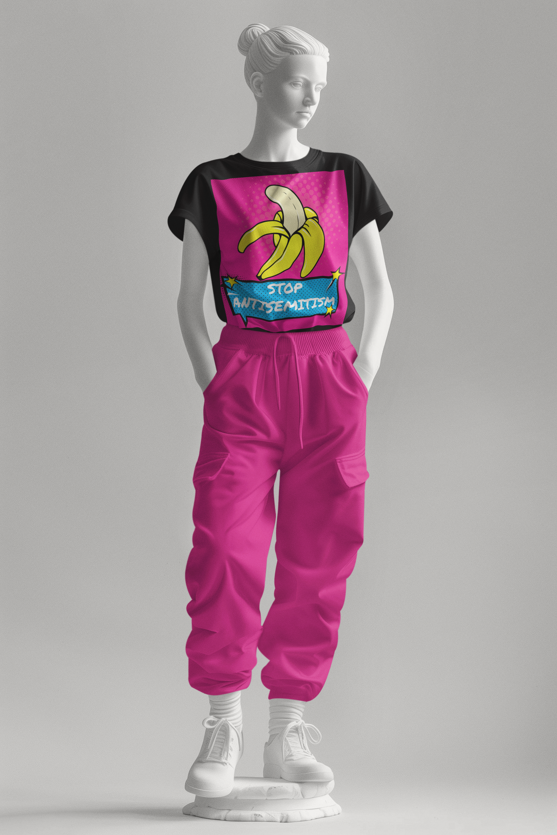 Pop Art Style | Antisemitism | Unisex T-Shirt Jouparty