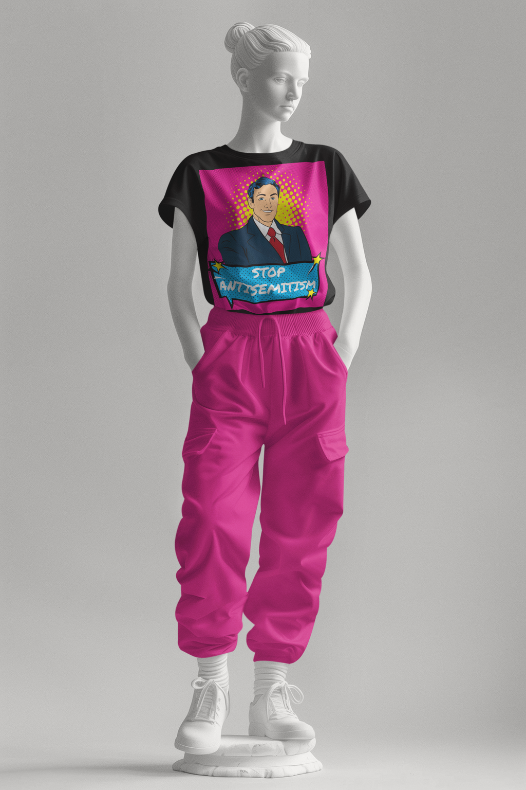 Pop Art Style | Antisemitism | Unisex T-Shirt Jouparty