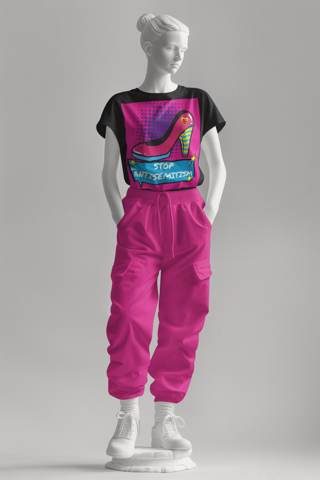 Pop Art Style | Antisemitism | Unisex T-Shirt Jouparty