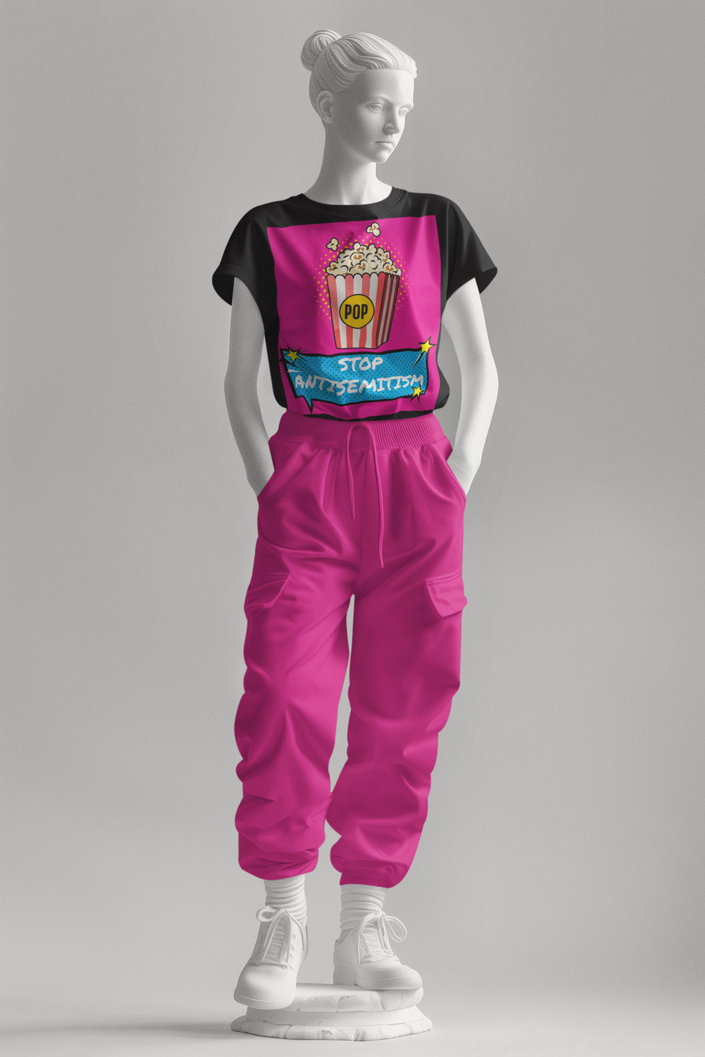 Pop Art Style | Antisemitism | Unisex T-Shirt Jouparty