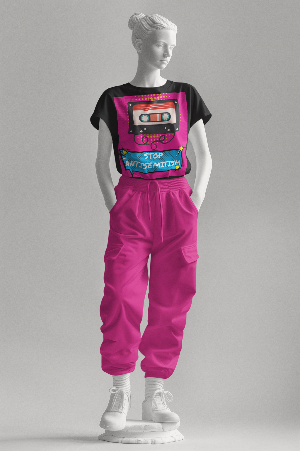 Pop Art Style | Antisemitism | Unisex T-Shirt Jouparty