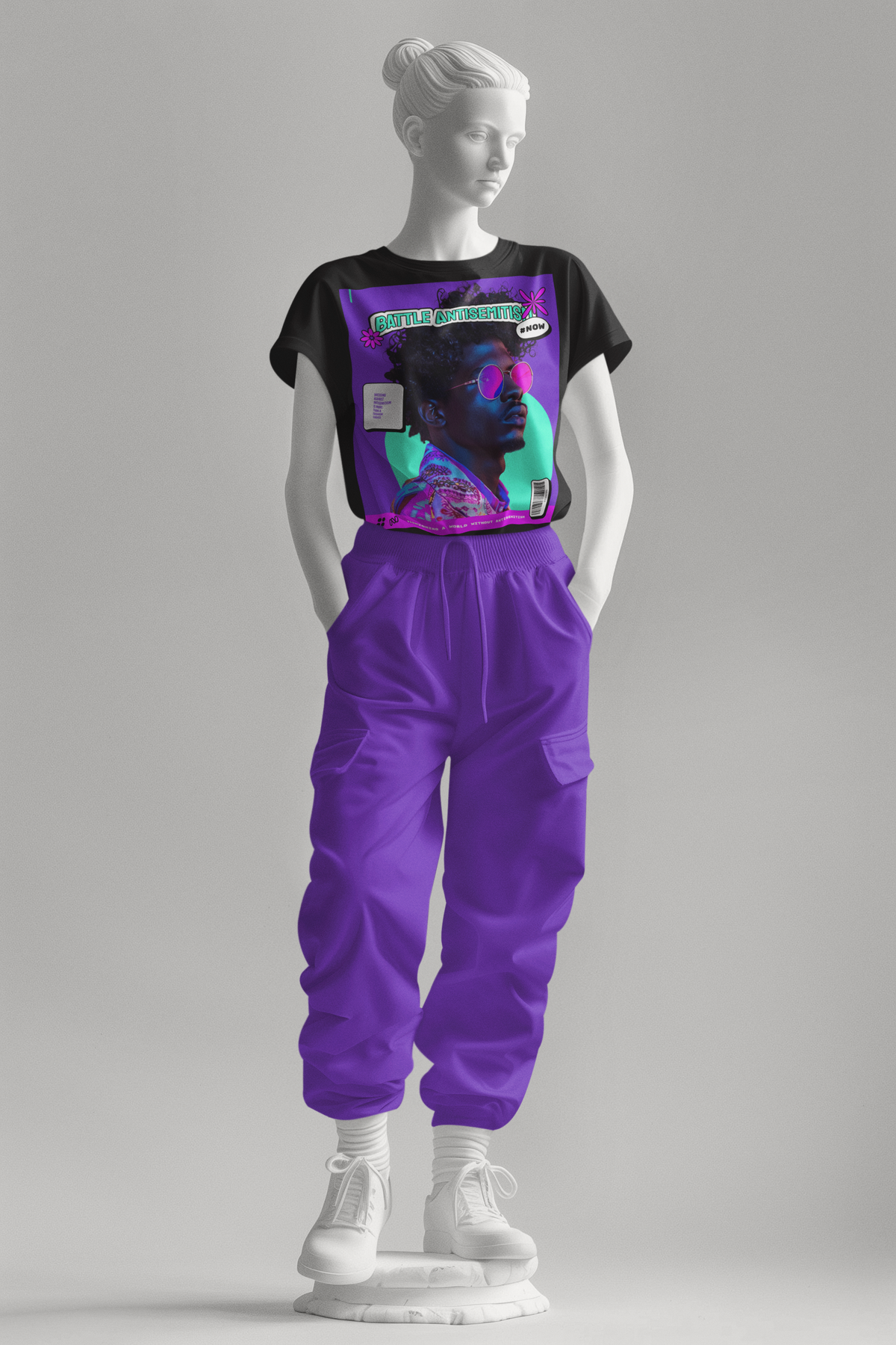80's Fashion Trend | Battle Antisemitism | Unisex T-Shirt Jouparty