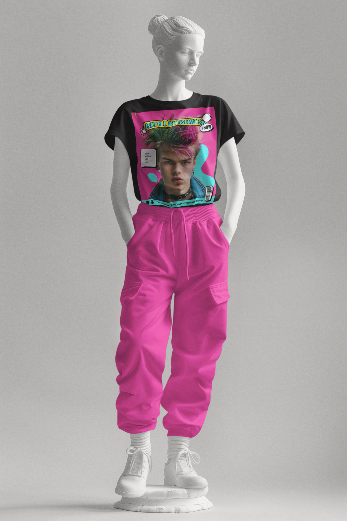 80's Fashion Trend | Battle Antisemitism | Unisex T-Shirt Jouparty