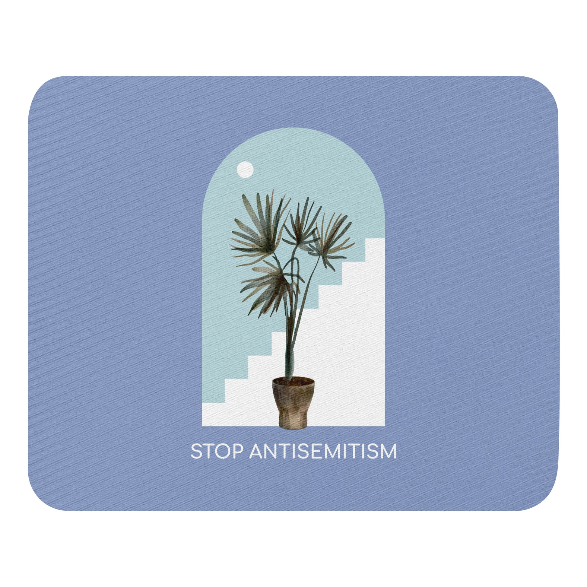 Stop Antisemitism | Plants & Flowers Edition | Mousepad Jouparty