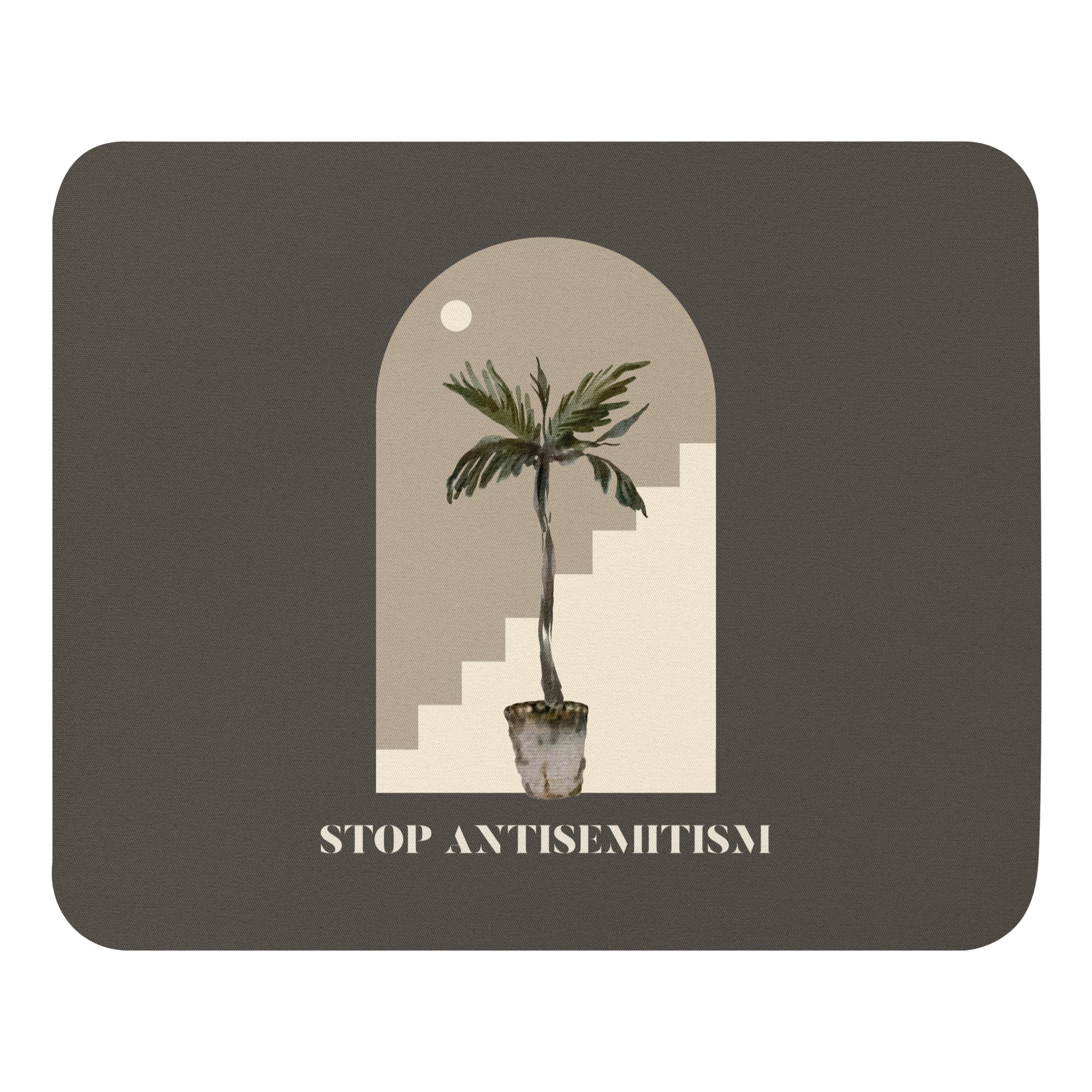 Stop Antisemitism | Plants & Flowers Edition | Mousepad Jouparty