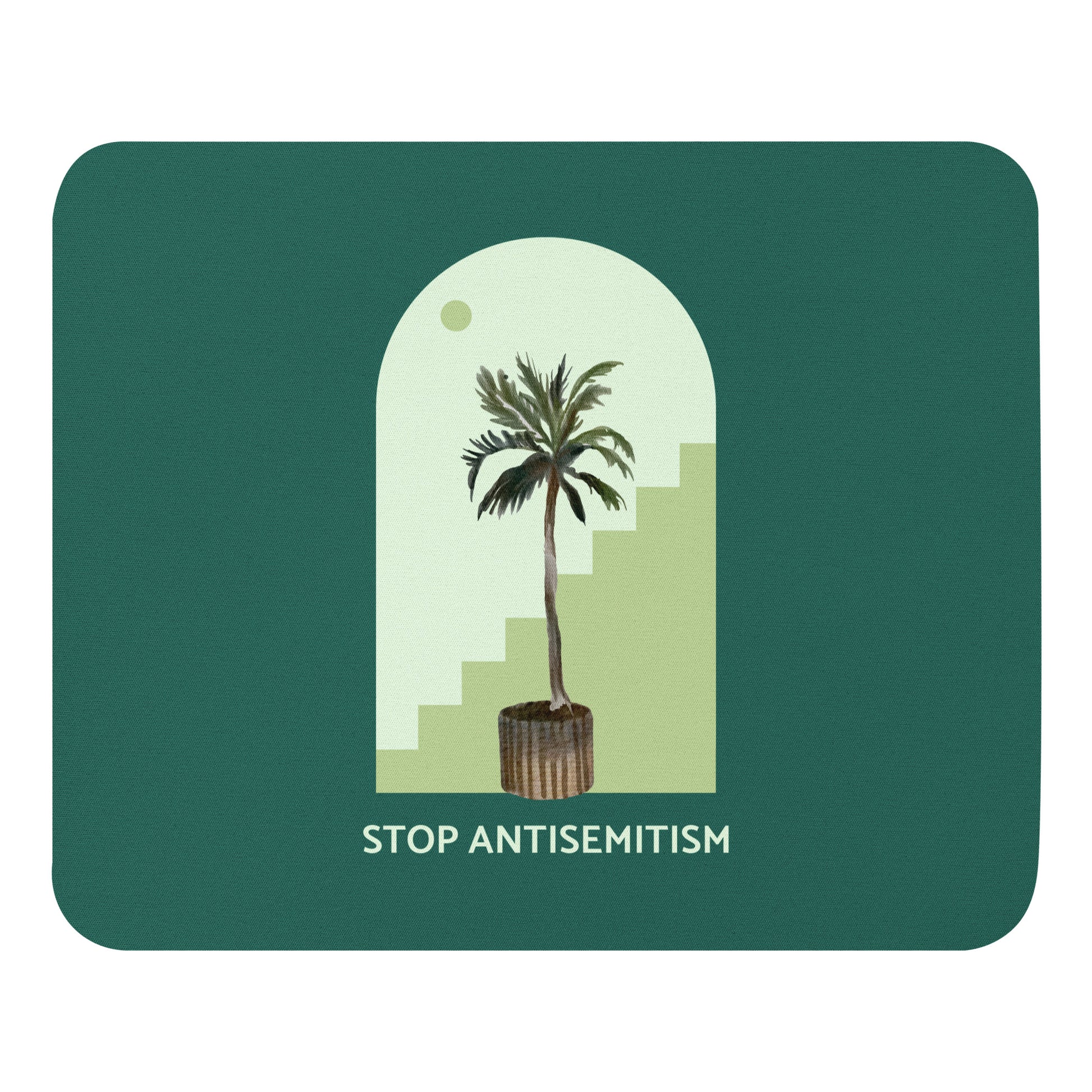 Stop Antisemitism | Plants & Flowers Edition | Mousepad Jouparty