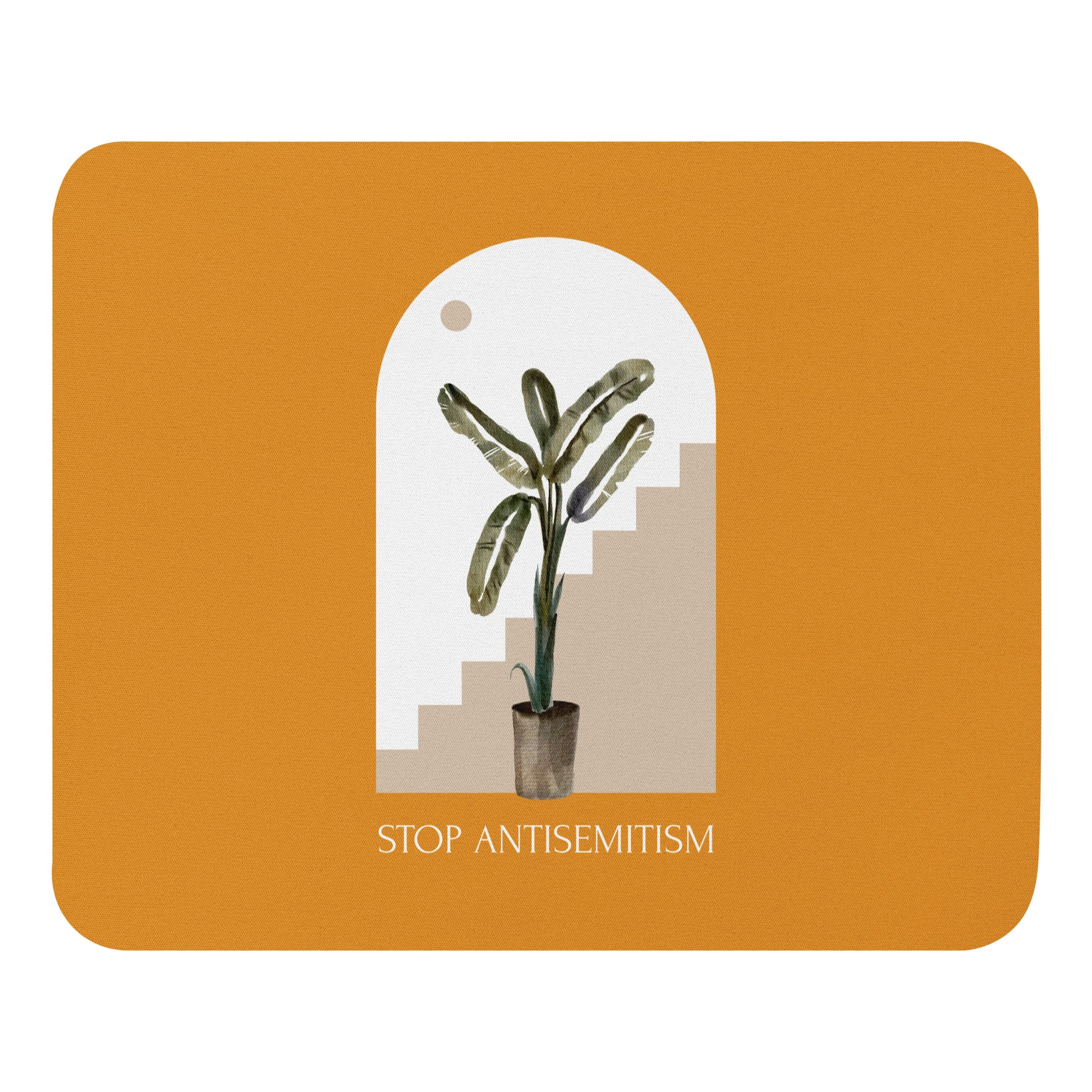 Stop Antisemitism | Plants & Flowers Edition | Mousepad Jouparty